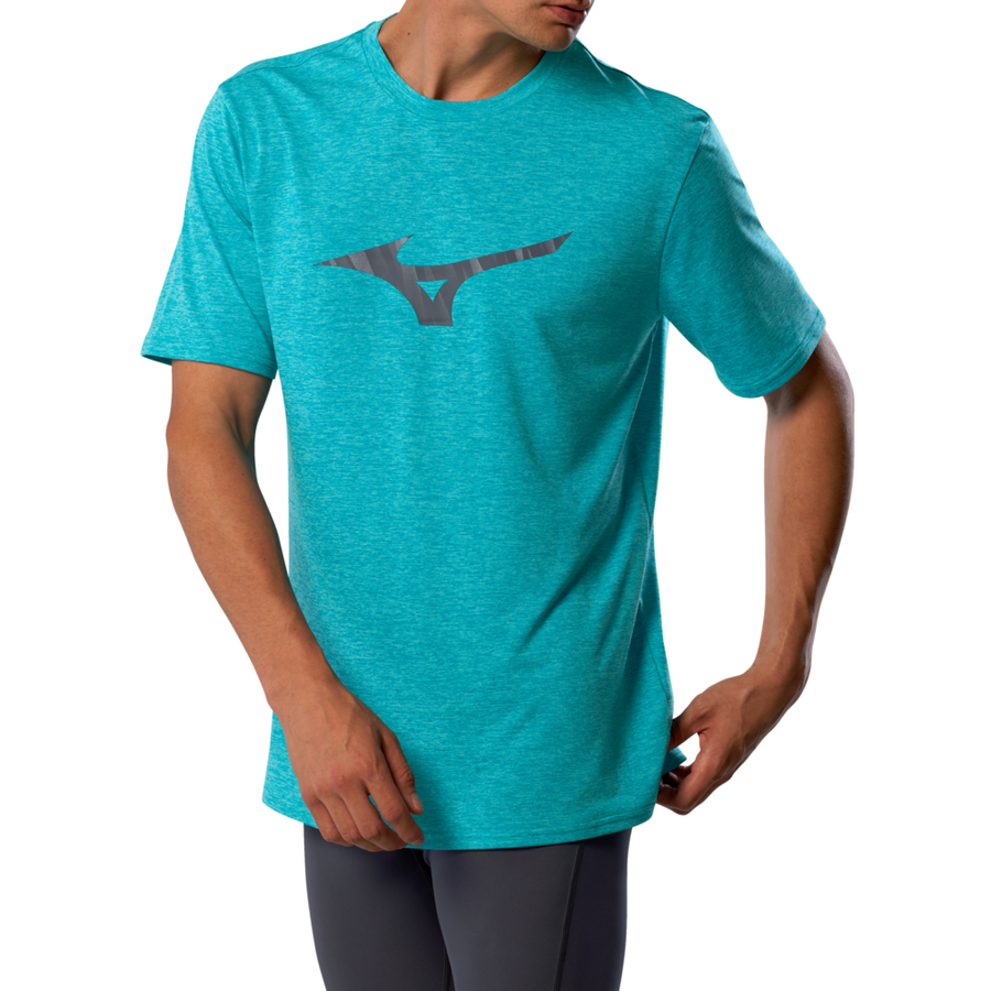 Mizuno Core Runbird Short Sleeve Tee Capri Breeze
